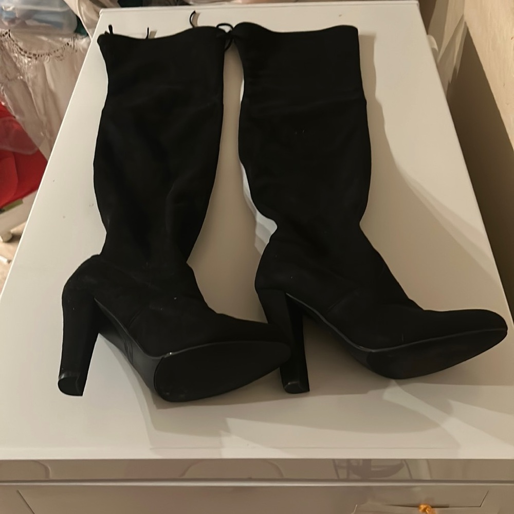 Black over the knee boot. Size 6 1/2